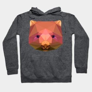 Retro polygon wombat Hoodie